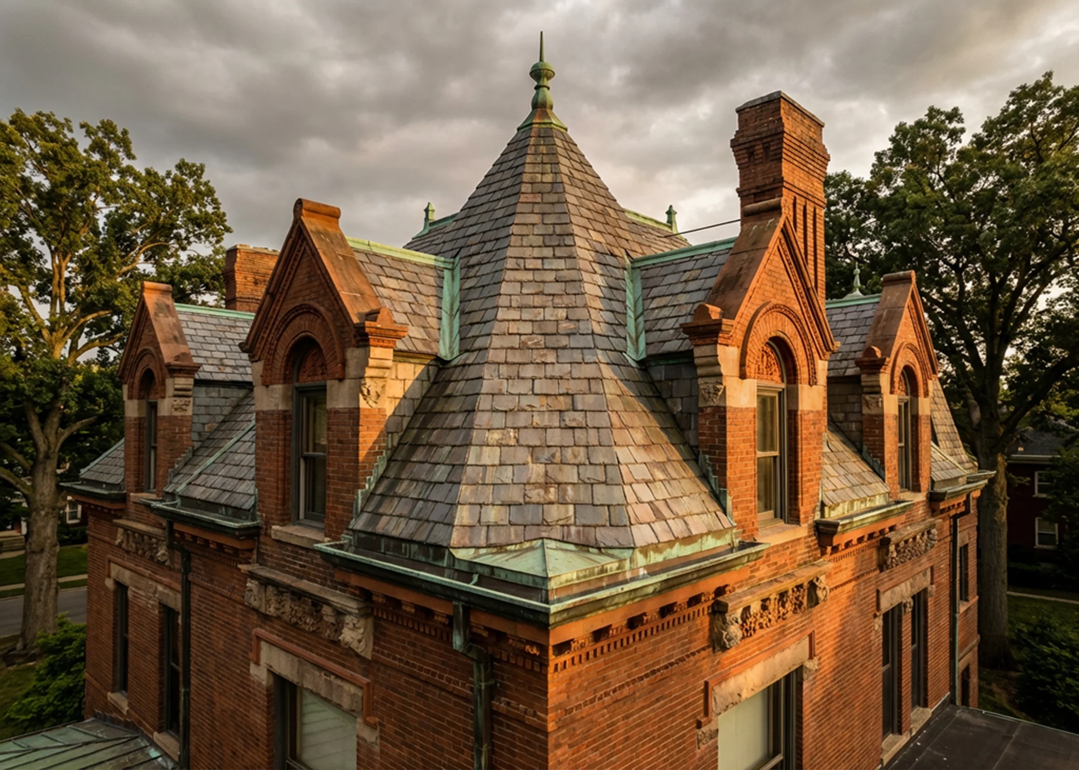 Historic roof restoration Old Louisville